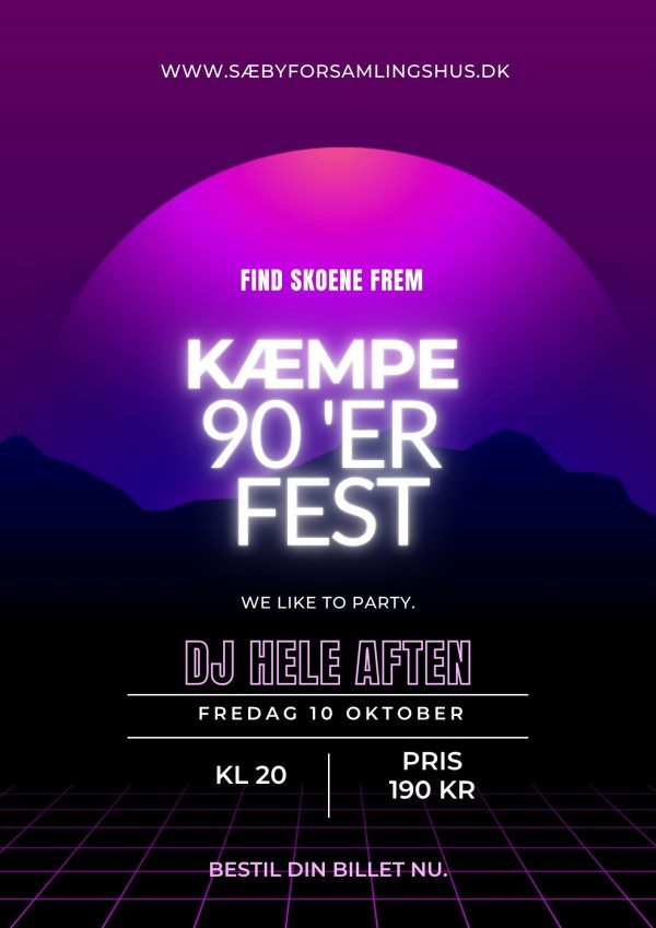 90'er fest m/ Dj